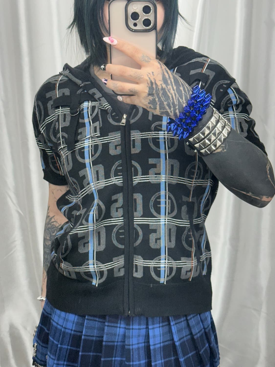 FUBU pattern hood zip-up 상품이미지1