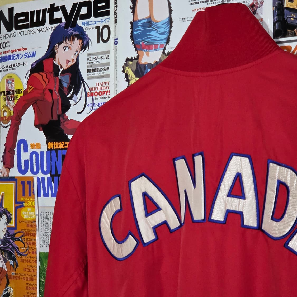 카파 캐나다 레드 패치 바람막이 점퍼 상품이미지7