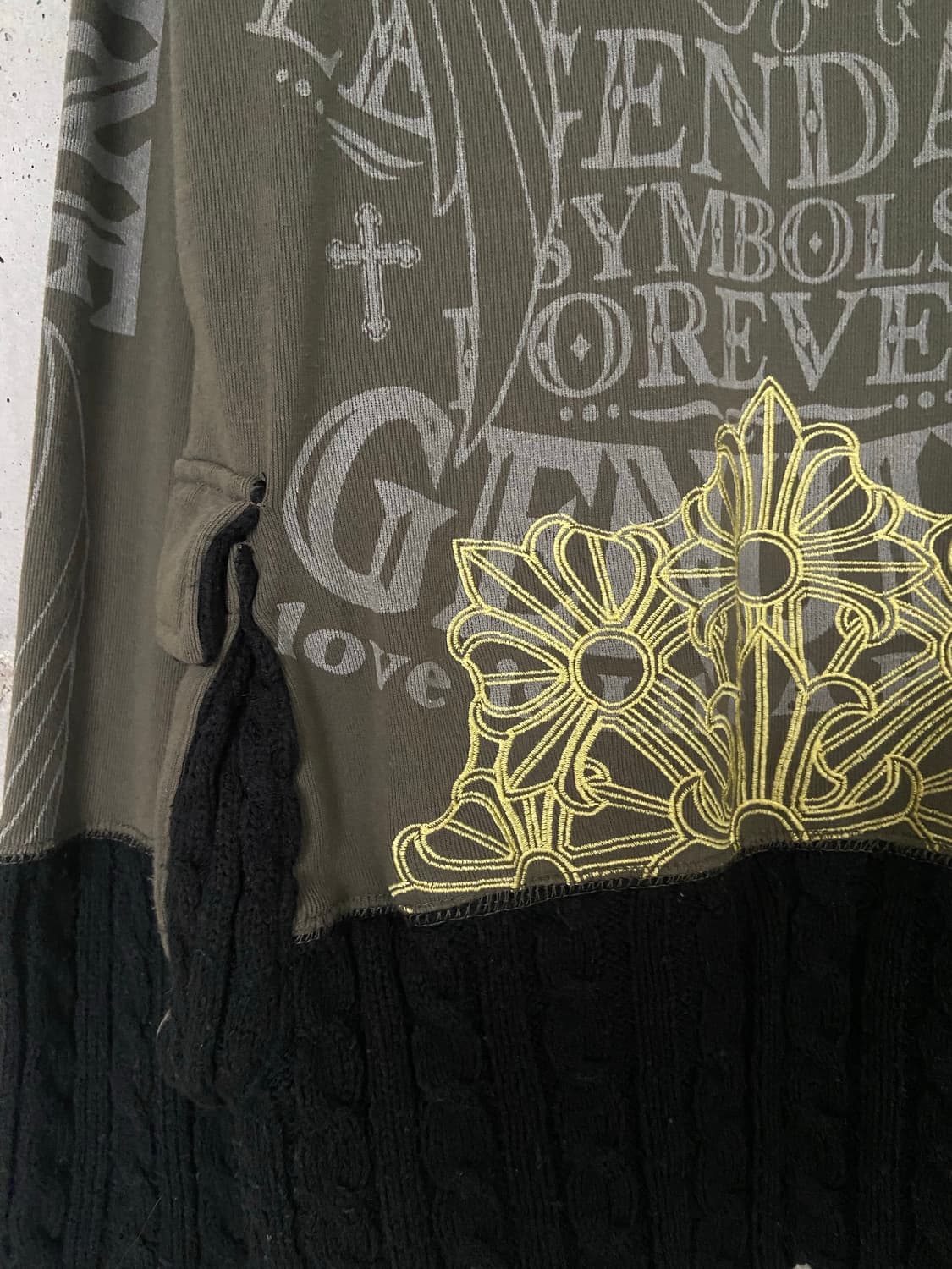 Glitz 니트 포인트 후드집업 상품이미지4