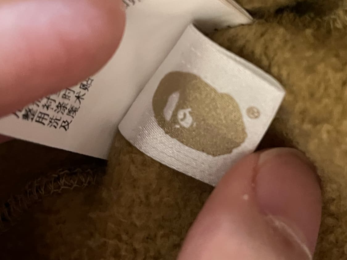 새상품급) 베이프 abc카모 녹계 샤크 후드집업 상품이미지5