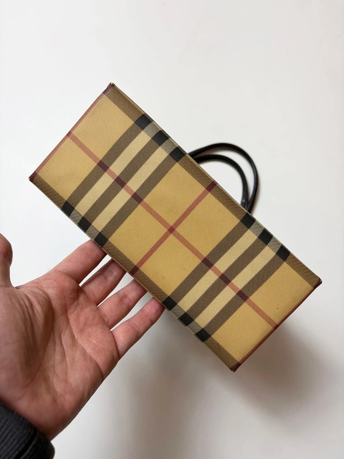 버버리 00's 노바체크 미니 토트백 Q1462 상품이미지5