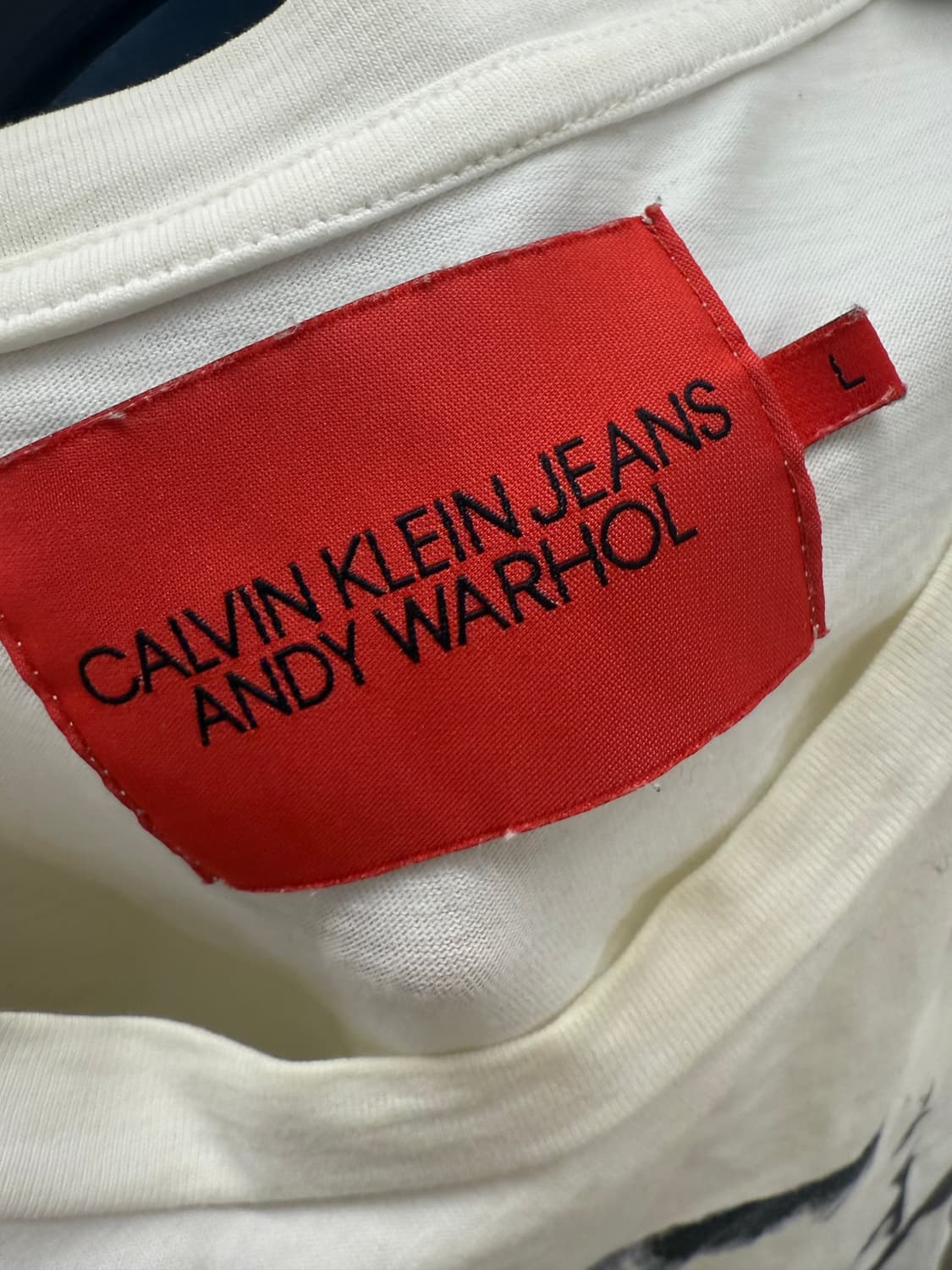 캘빈클라인 X 앤디워홀 콜라보 반팔 티셔츠 상품이미지3