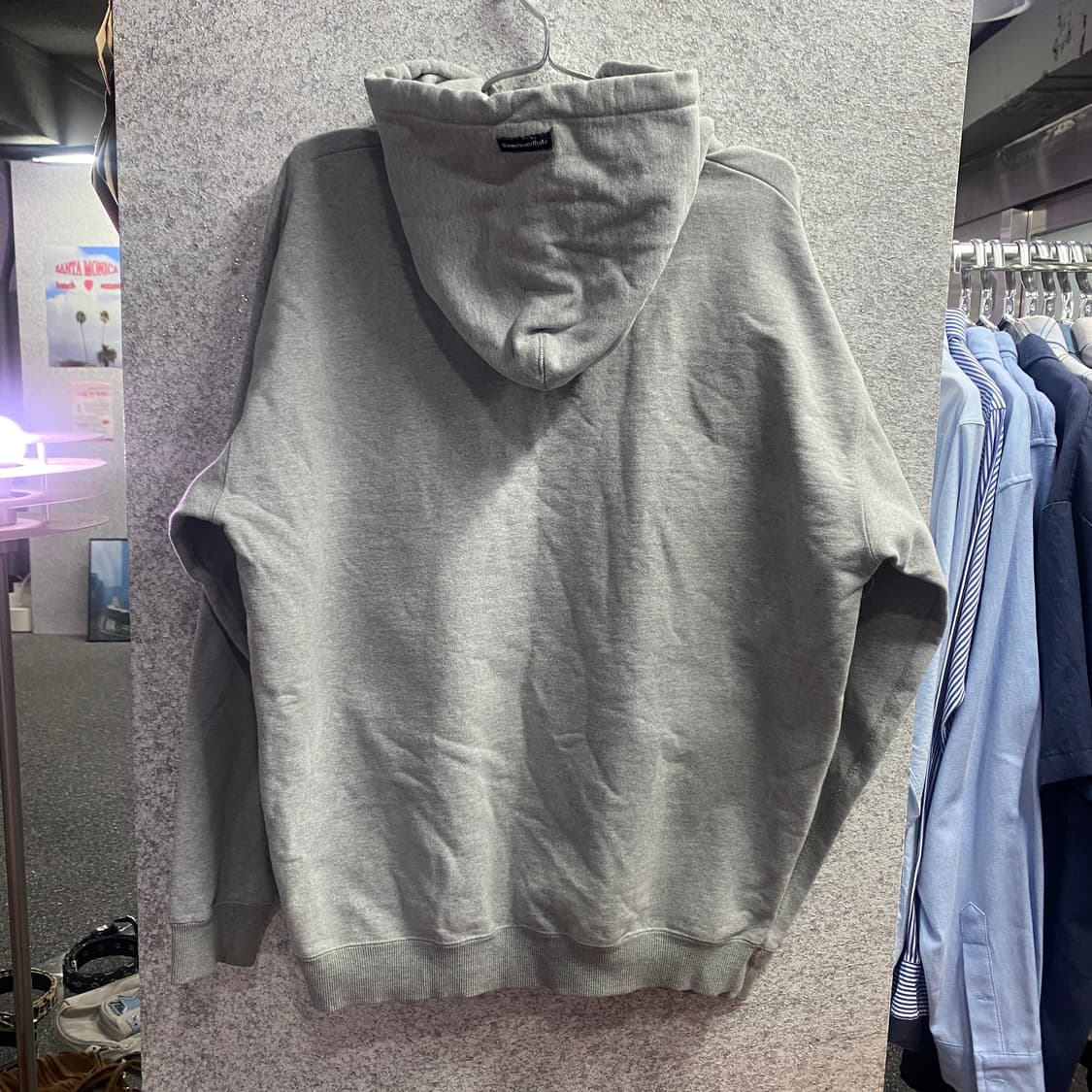 디스이즈네버댓 스펠로고 그레이 후드티 B3860 상품이미지6