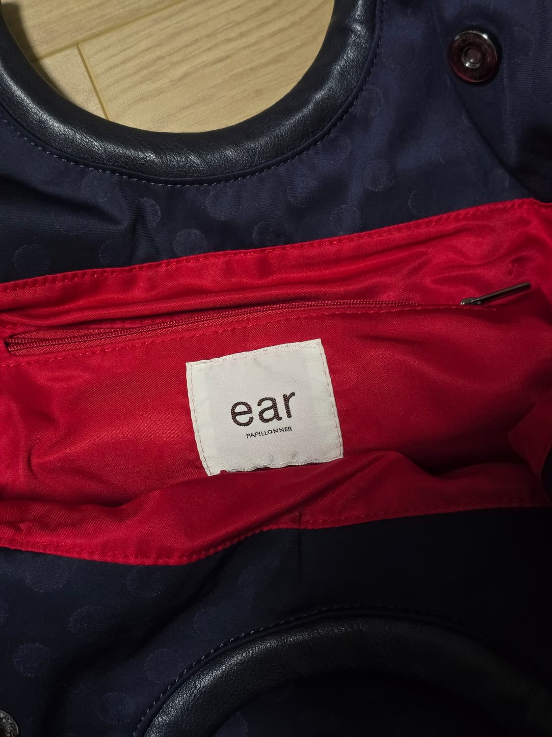 Ear papillonner 이어 파피요네 땡땡이 토트겸 숄더백  상품이미지4