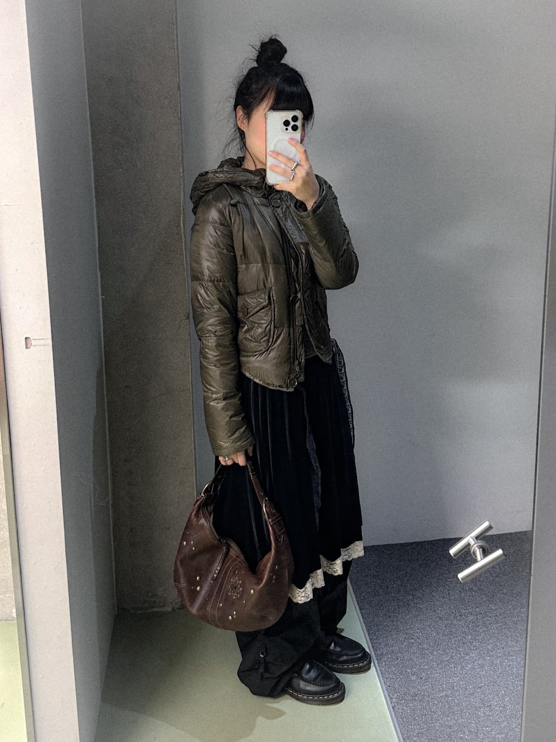 moussy khaki hd down jumper 상품이미지5