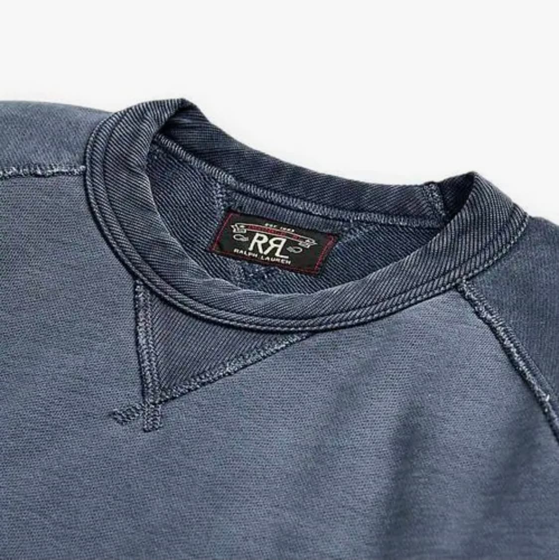 RRL 가먼트 다이 프렌치 테리 스웨트셔츠 상품이미지3