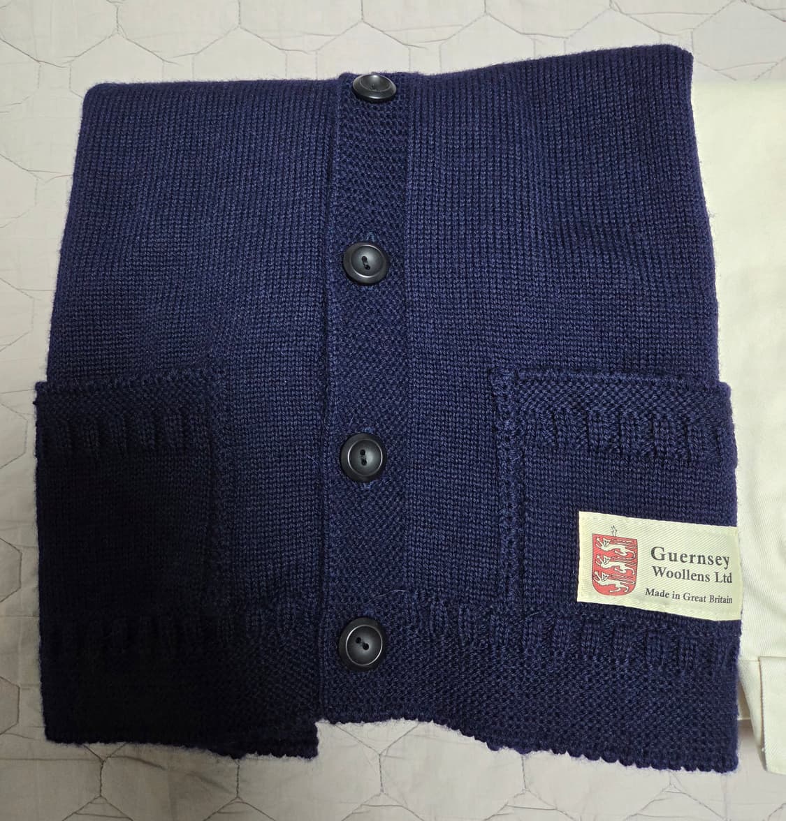 건지울른스 피셔맨 세트 판매 (가디건 44, 치노팬츠 32) 상품이미지5