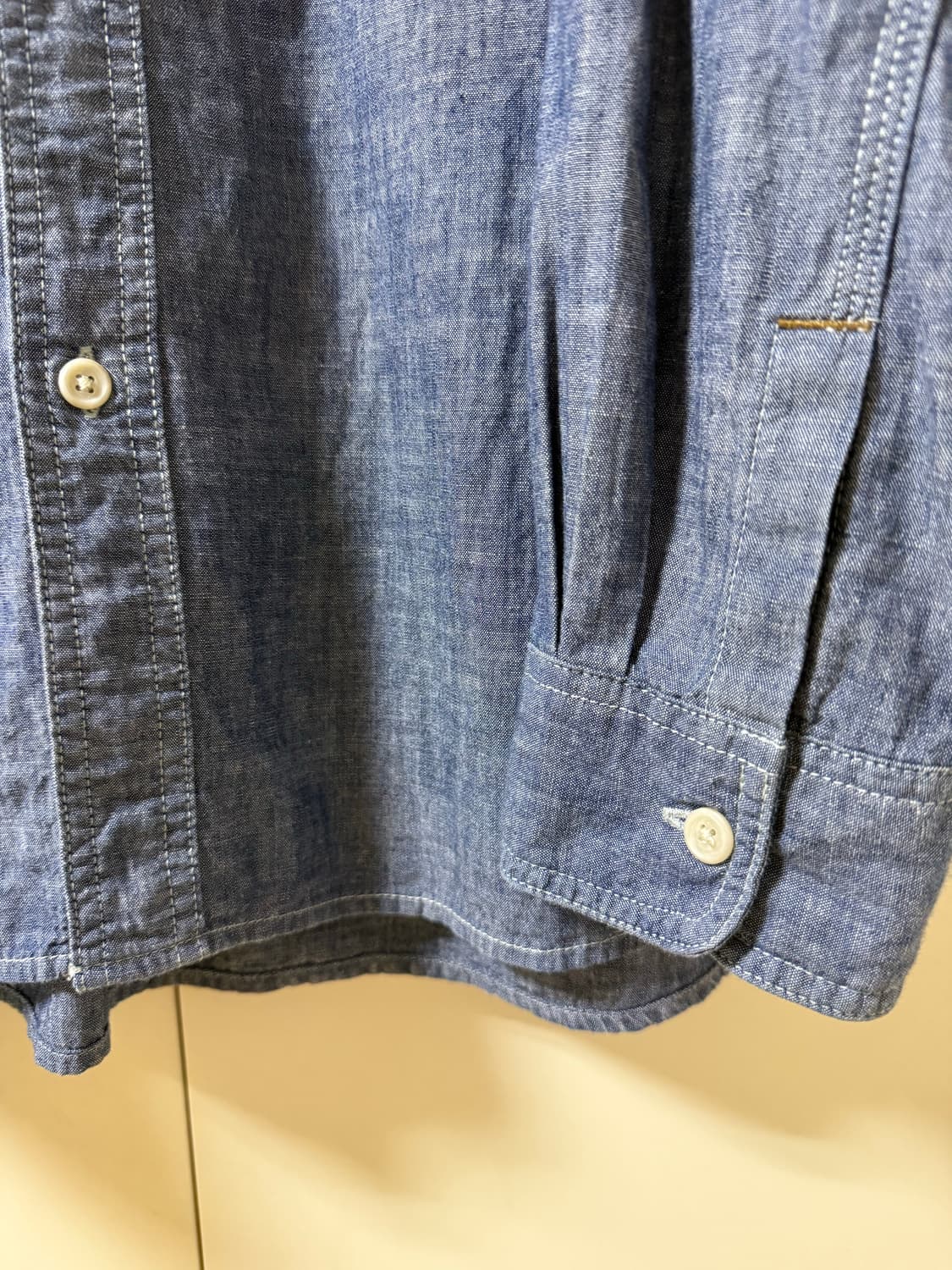 유니클로 샴브레이셔츠 XL 상품이미지4