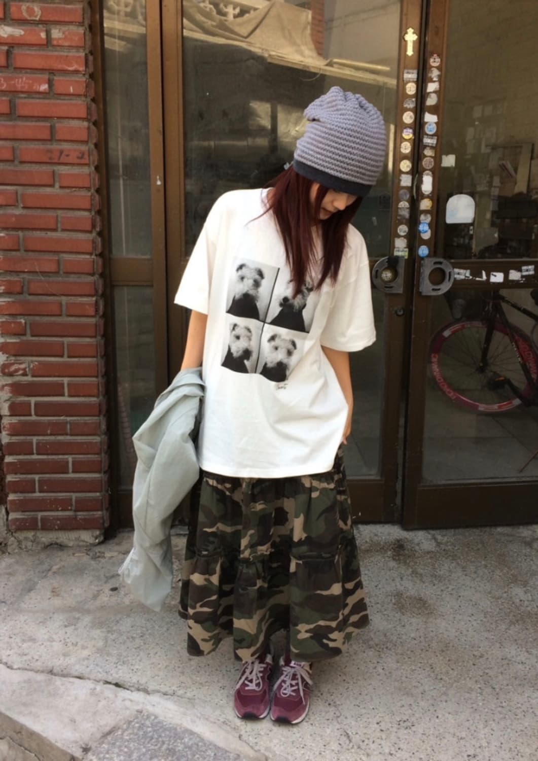 빈티지 그레이 비니 상품이미지4