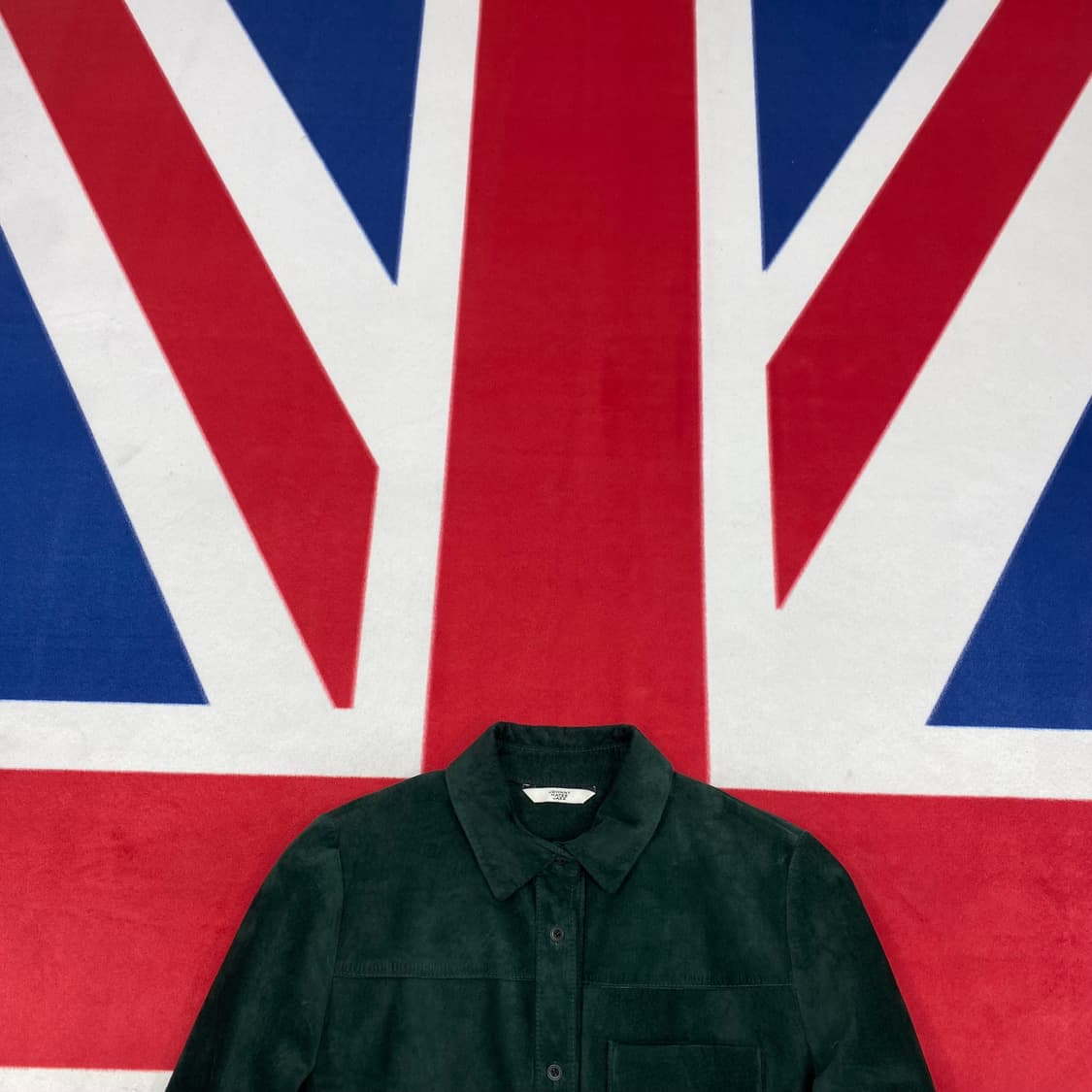 빈티지 돈피 스웨이드셔츠  36 실측 여성55 상품이미지2