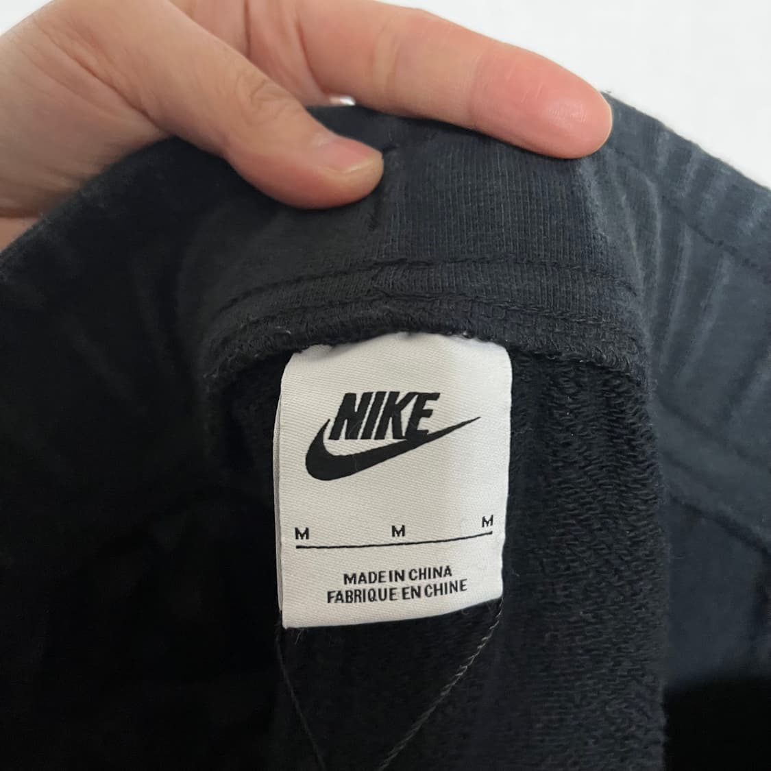 나이키 스우시 블랙 조거팬츠 M 상품이미지3