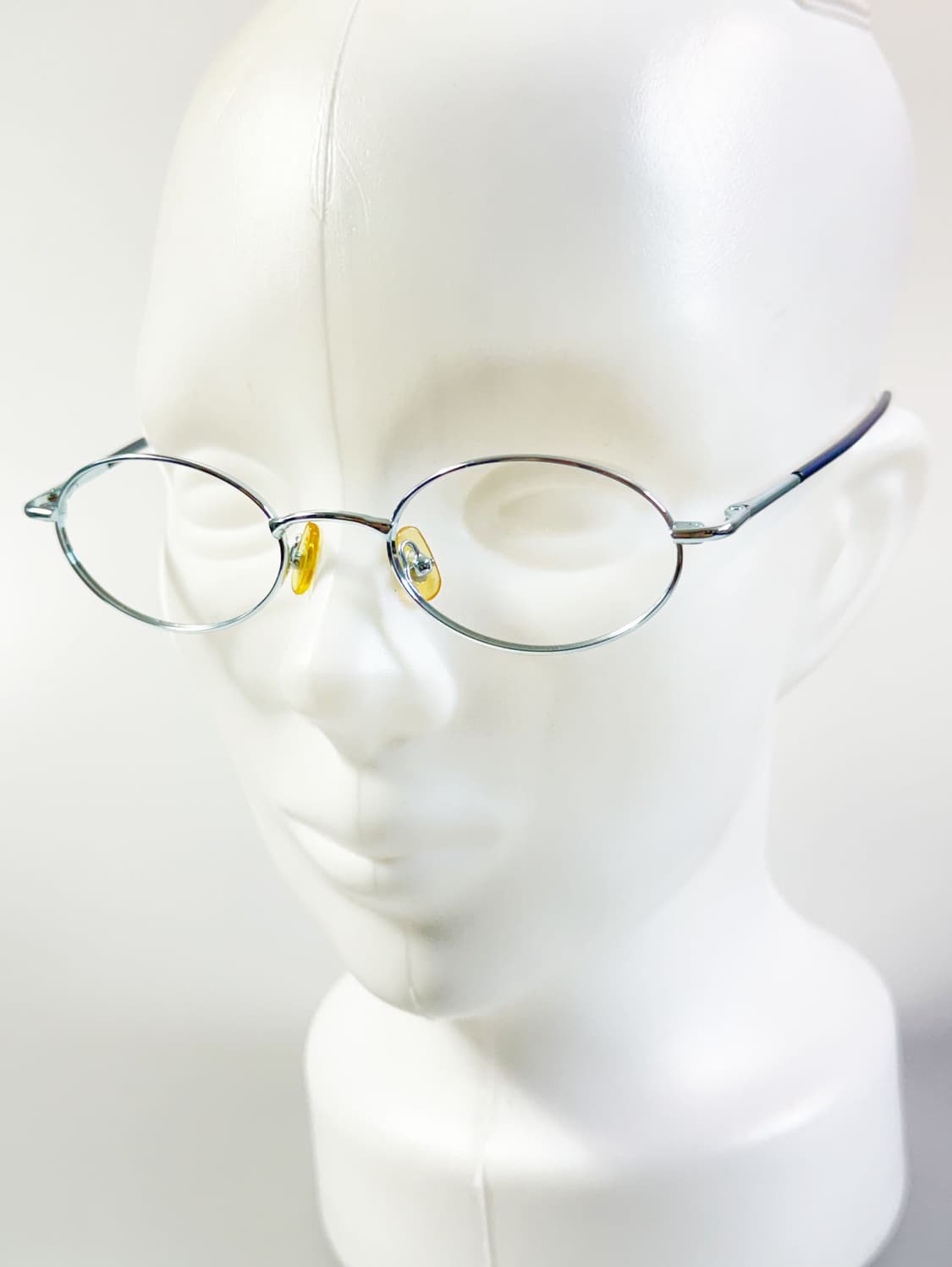 UNIX 슬림 오벌 라이트 블루 메탈 프레임 빈티지 안경 상품이미지8