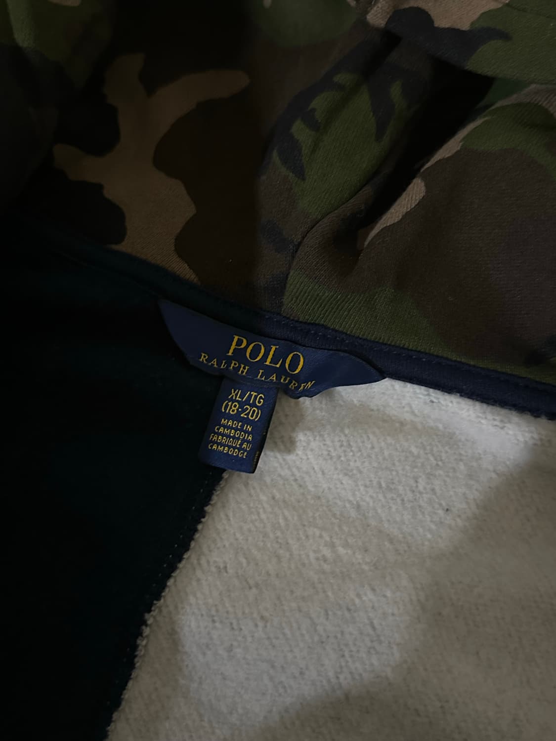 폴로 카모 후드집업 상품이미지3