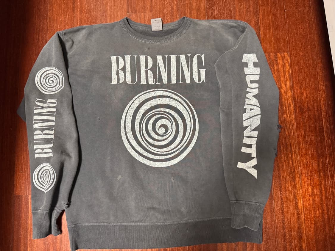 세인트 미카엘 너바나 BURNING 스웻셔츠 상품이미지1