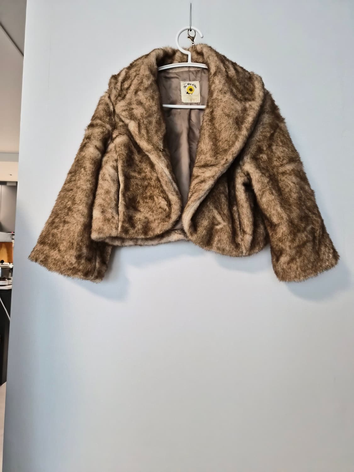 [Ray BEAMS] 빈티지 무드 페이크 퍼 크롭 재킷 상품이미지6