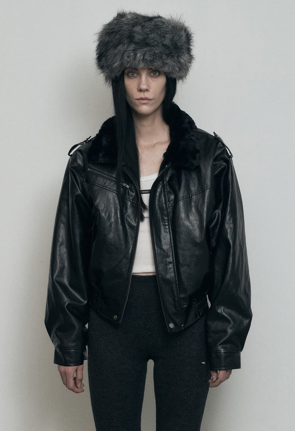 보헤미안서울 퍼 블루종 상품이미지1