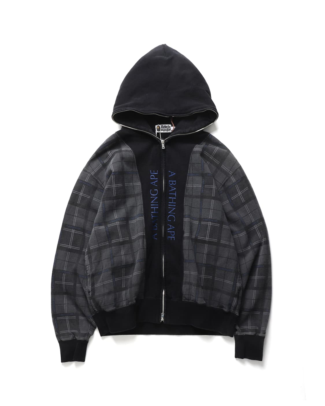 A BATHING APE Check Full Zip Hoodie 상품이미지1