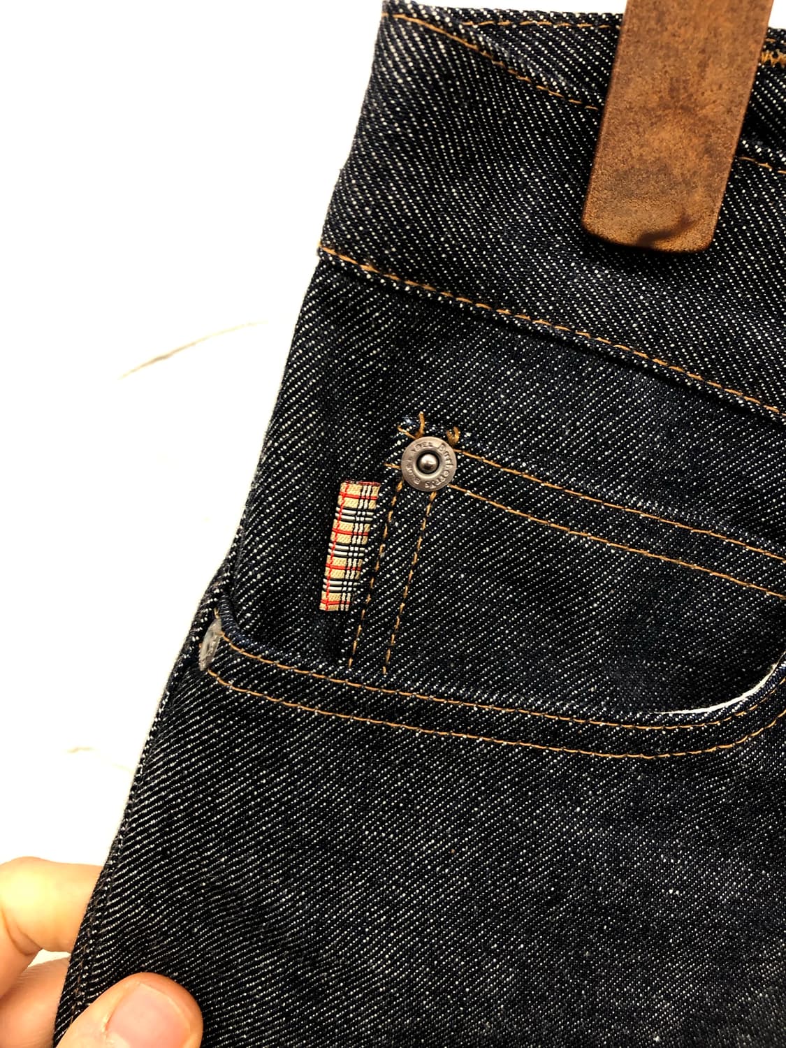 버버리 블루 라벨 데님 팬츠 상품이미지4