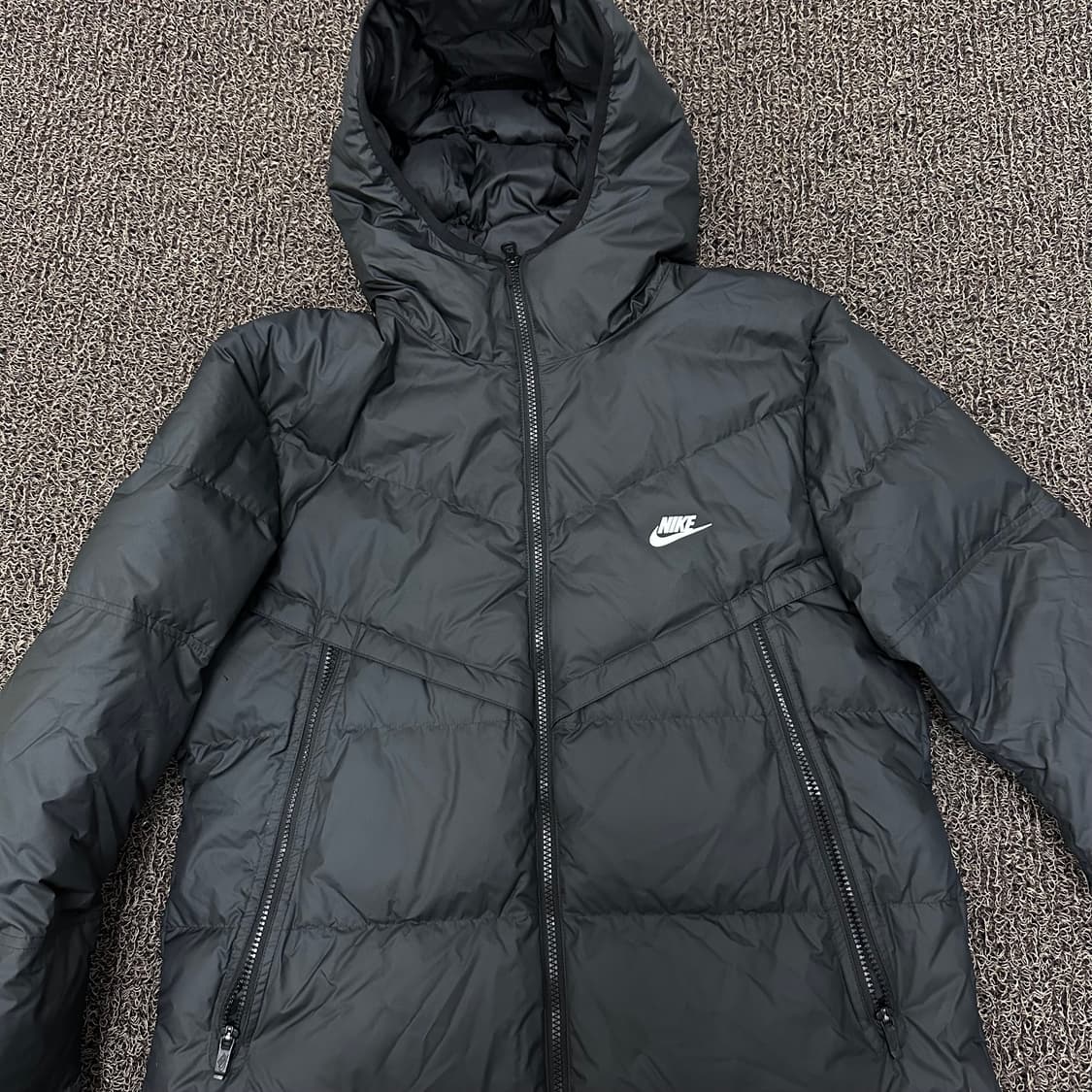 NIKE 나이키 덕다운 롱패딩 블랙 95(M) 상품이미지2