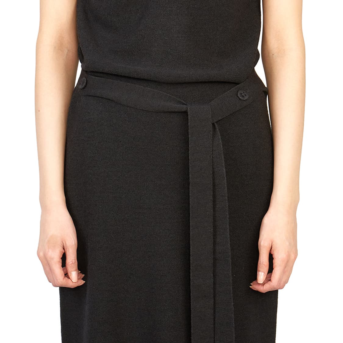 르메르 메리노 울 블렌드 백 버튼 디테일 니트 원피스 상품이미지10