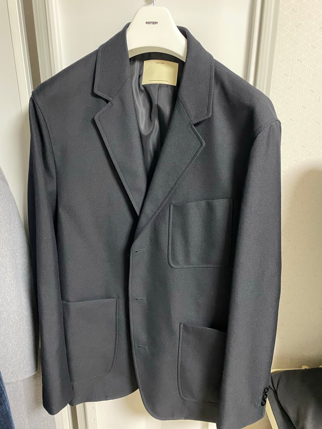 포터리 울 스포츠 셋업 다크네이비 4사이즈 상품이미지1