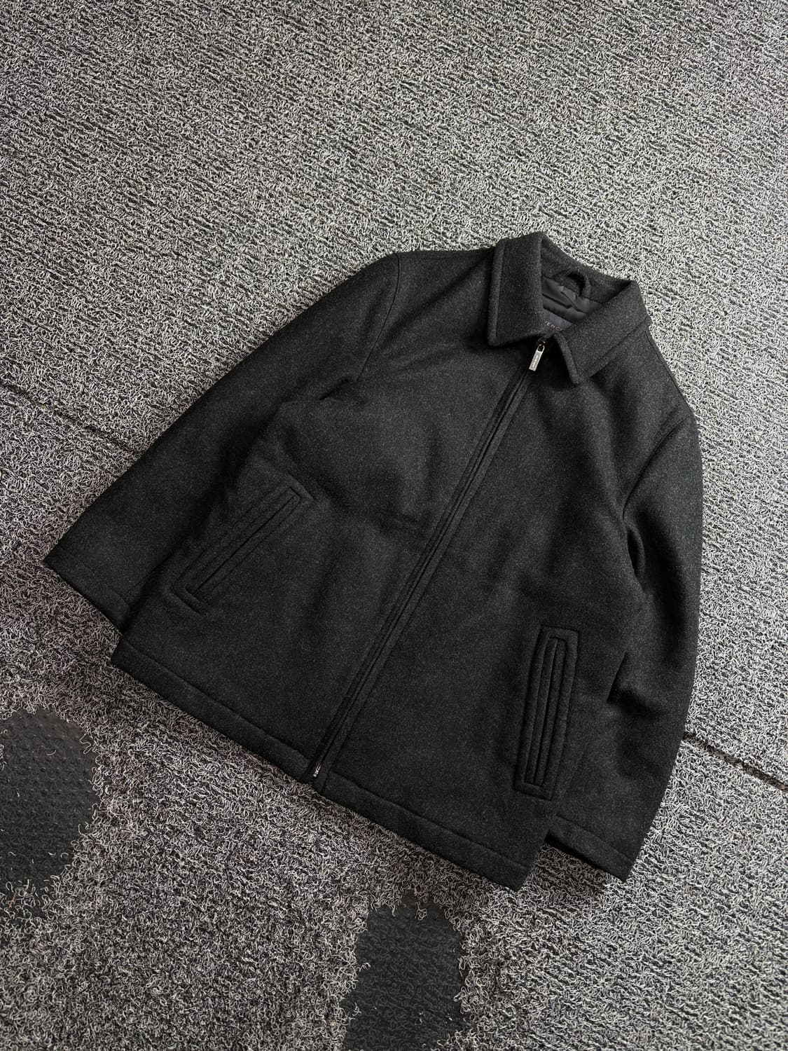 90s 지방시 아카이브 캐시미어 블루종 자켓 3745 상품이미지1