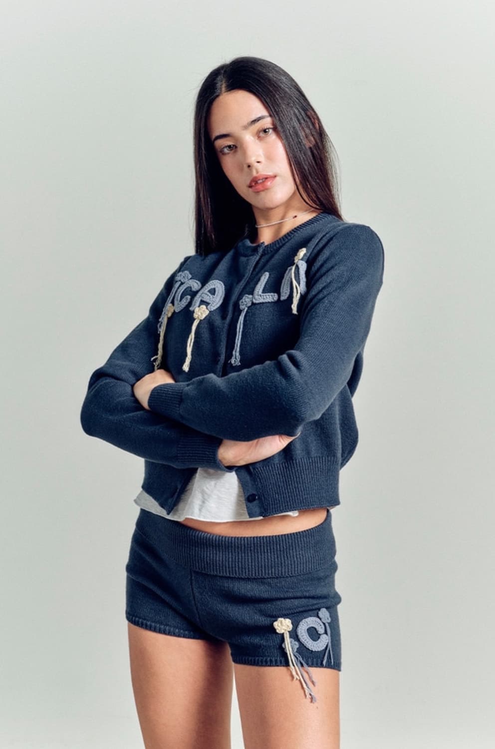 에즈이프캘리 CROSHET MOTIF KNIT SHORTS 상품이미지1