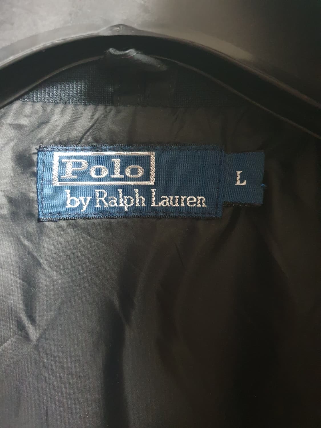 택포가 폴로 랄프로렌 자켓 시그니처 레드라인 윈드브레이커 블랙 L 상품이미지8