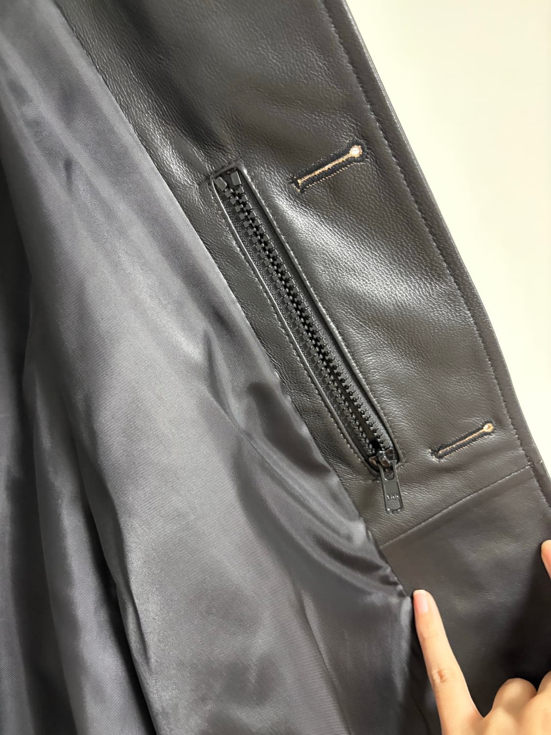 (새상품)로파이 LOFI 남자 가죽자켓 XL 사이즈 상품이미지3