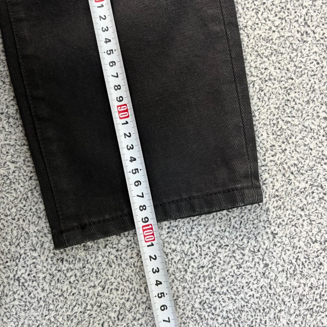 M 플랙진 흑청 데님 팬츠 0325J 상품이미지7