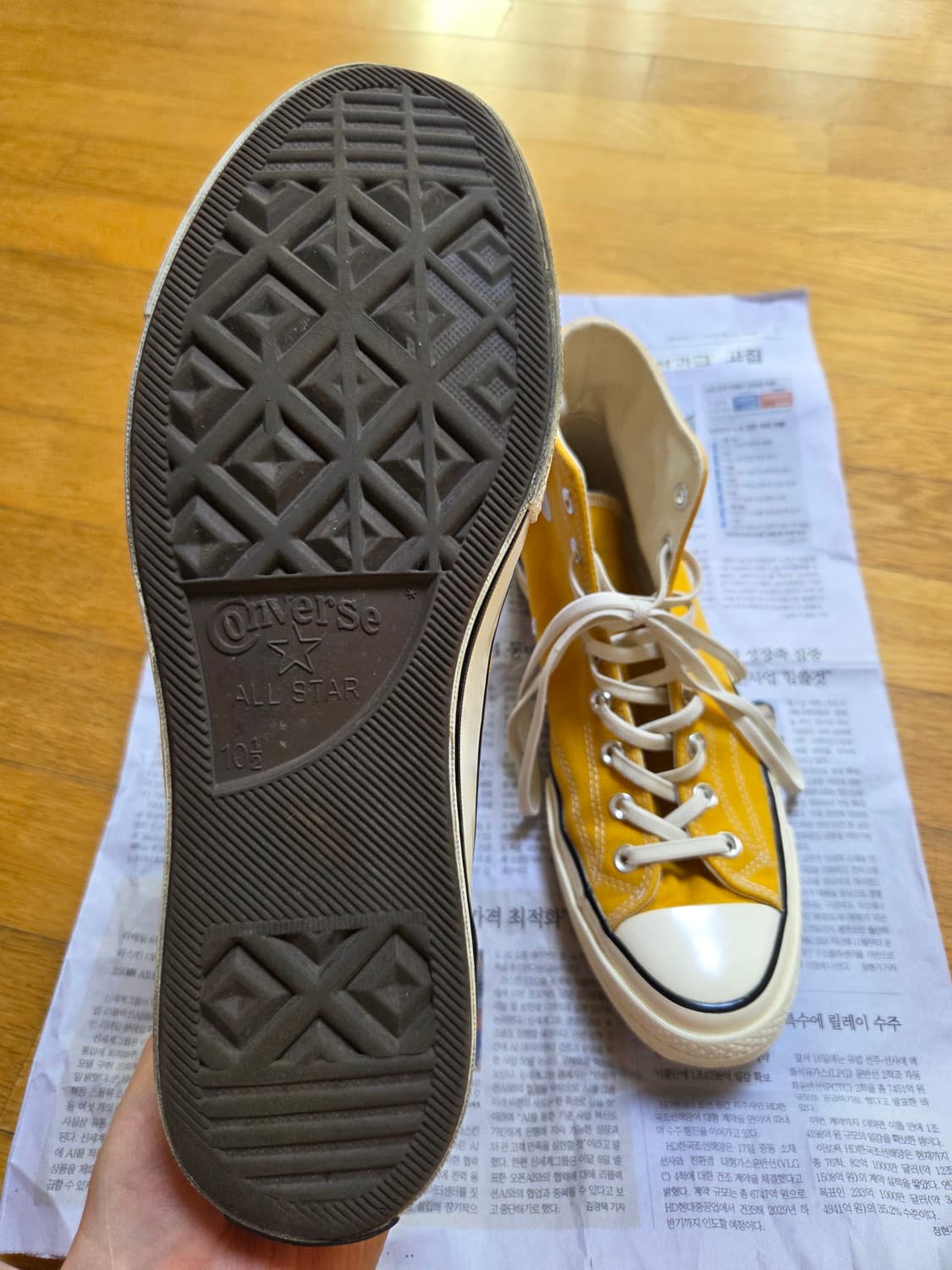 컨버스 척70 하이 썬플라워 290 / 162054C 상품이미지6