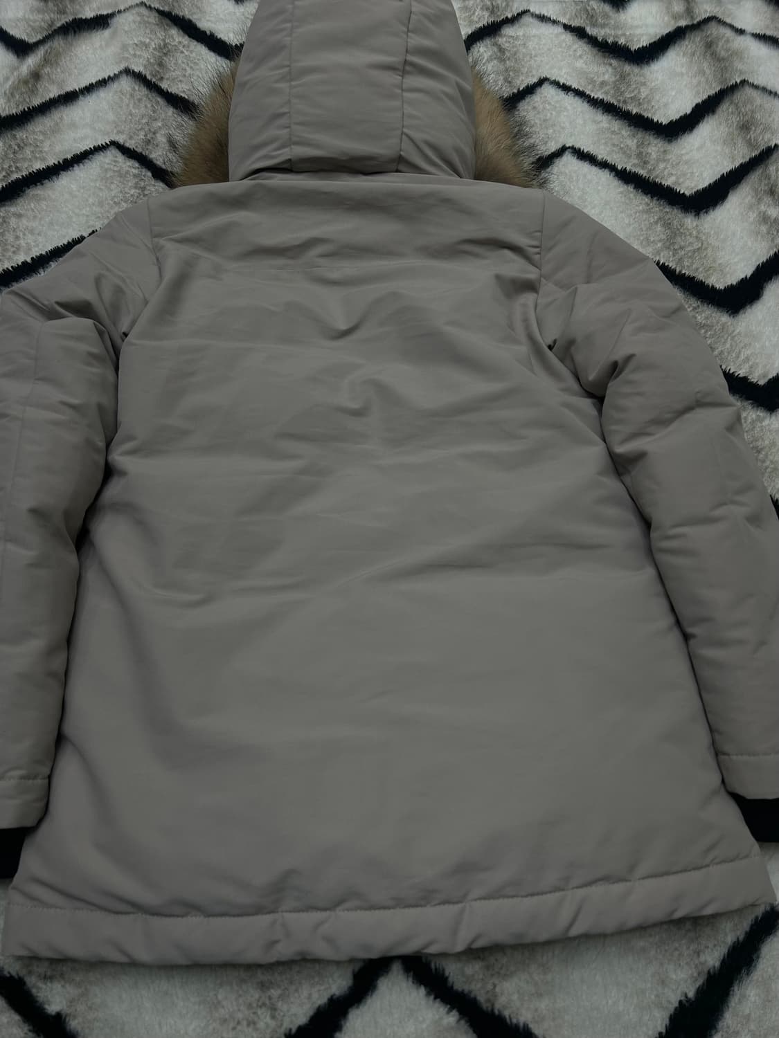 [XS]K2 고스트 구스다운 패딩/베이지 상품이미지4