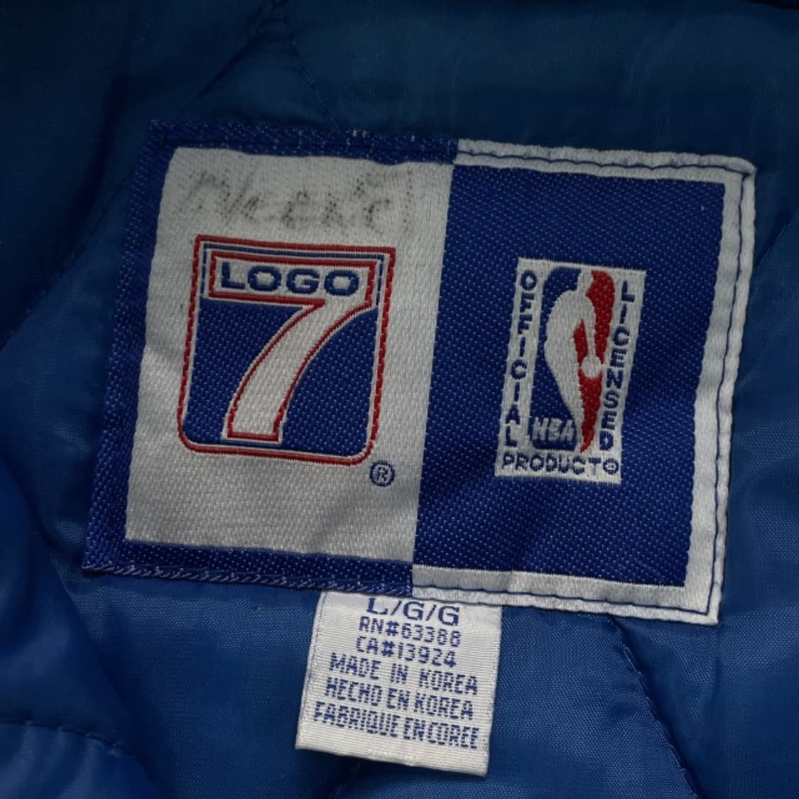 100 로고7 90s NBA 올랜도 매직 올드스쿨 누빔 자켓 상품이미지5