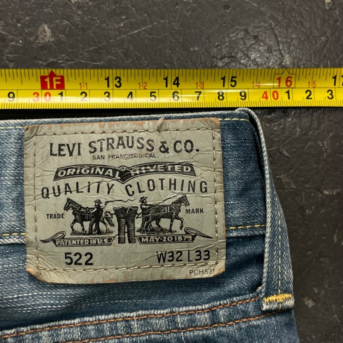 32 리바이스 522 청바지 상품이미지9