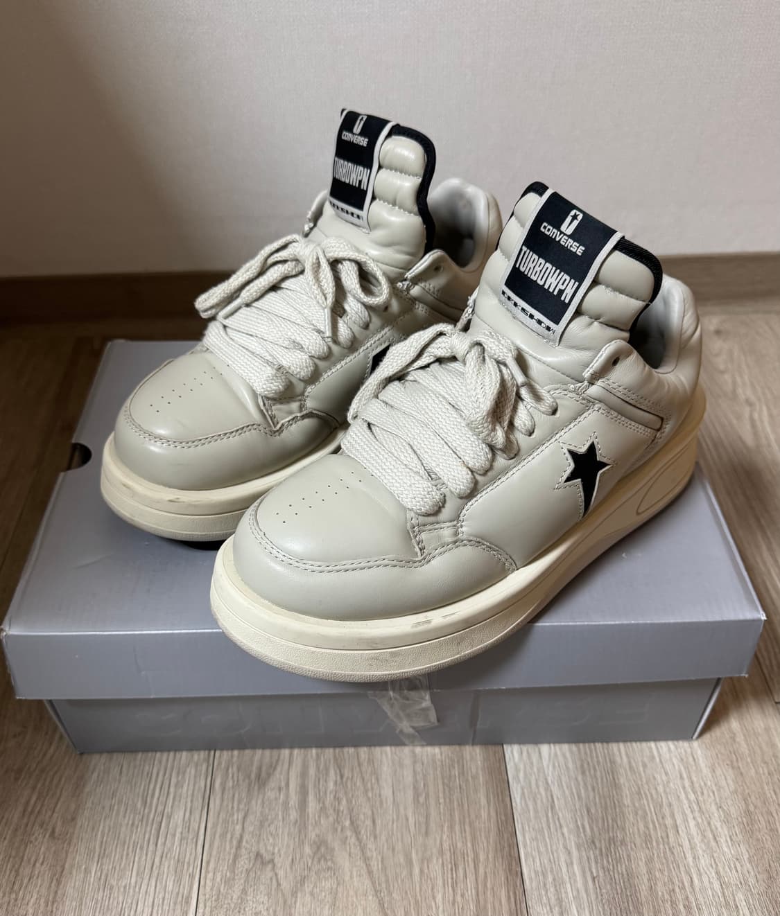 [275] 릭 오웬스 x 컨버스 터보 웨폰 로우 펠리칸 상품이미지1