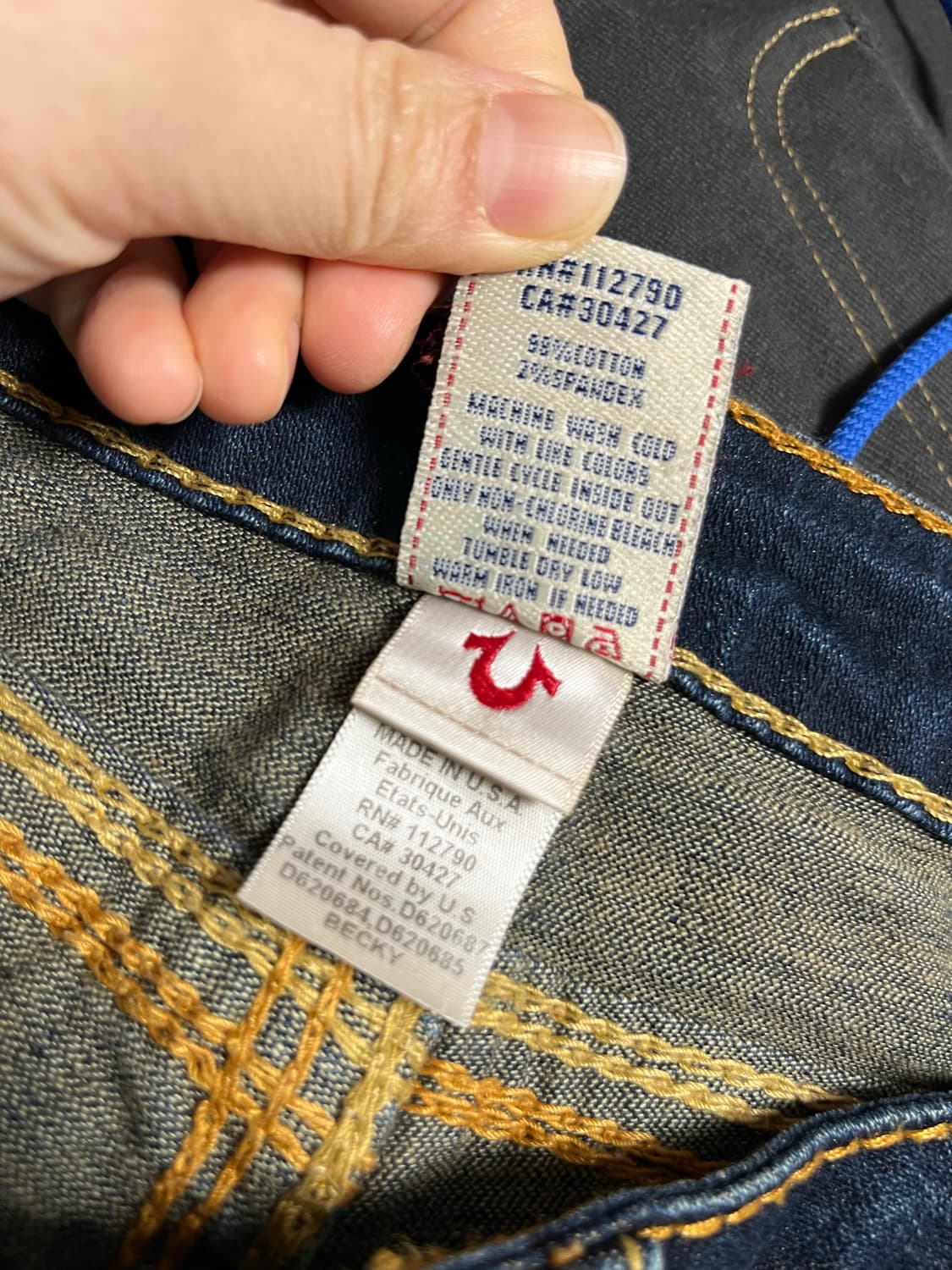 트루릴리전 부츠컷 데님 팬츠 24 상품이미지3