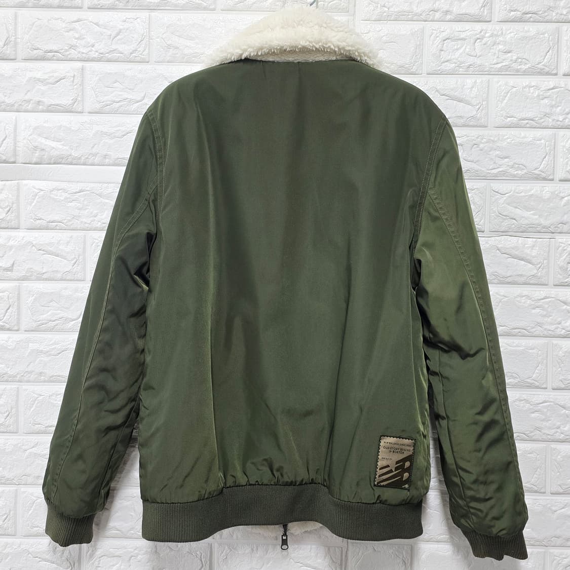 택포// 뉴발란스 양면 리버시블 후리스 플리스 M 상품이미지4