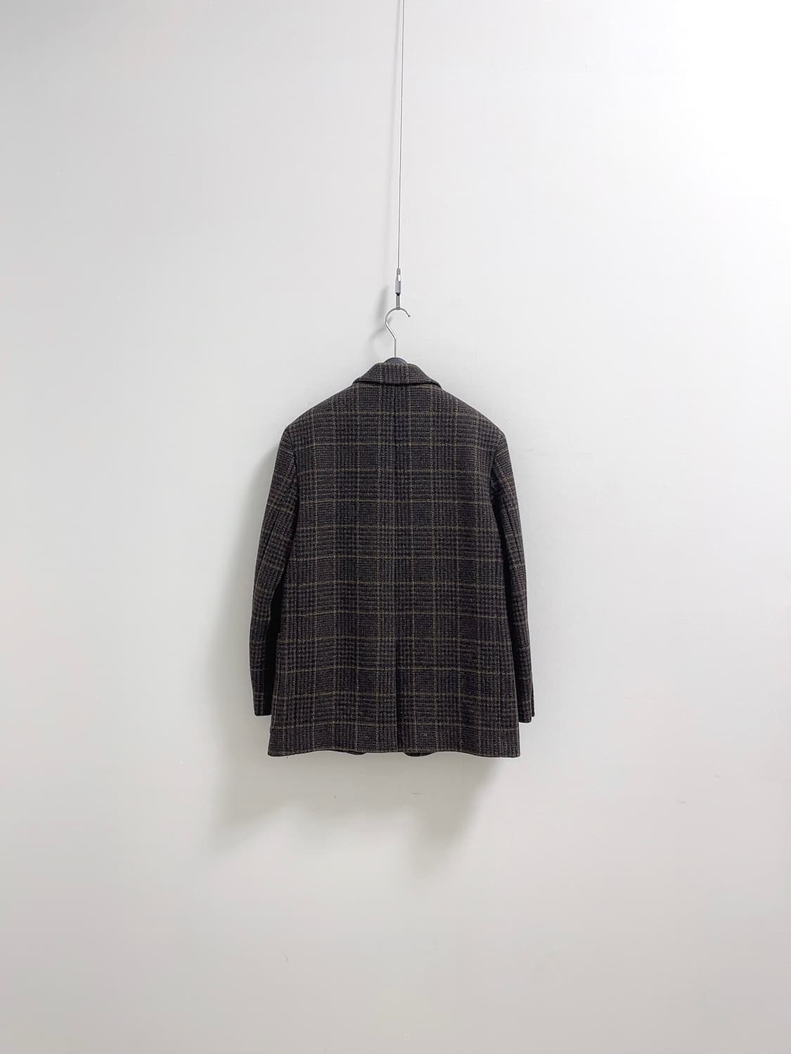 톰보이 체크 울 자켓 상품이미지8