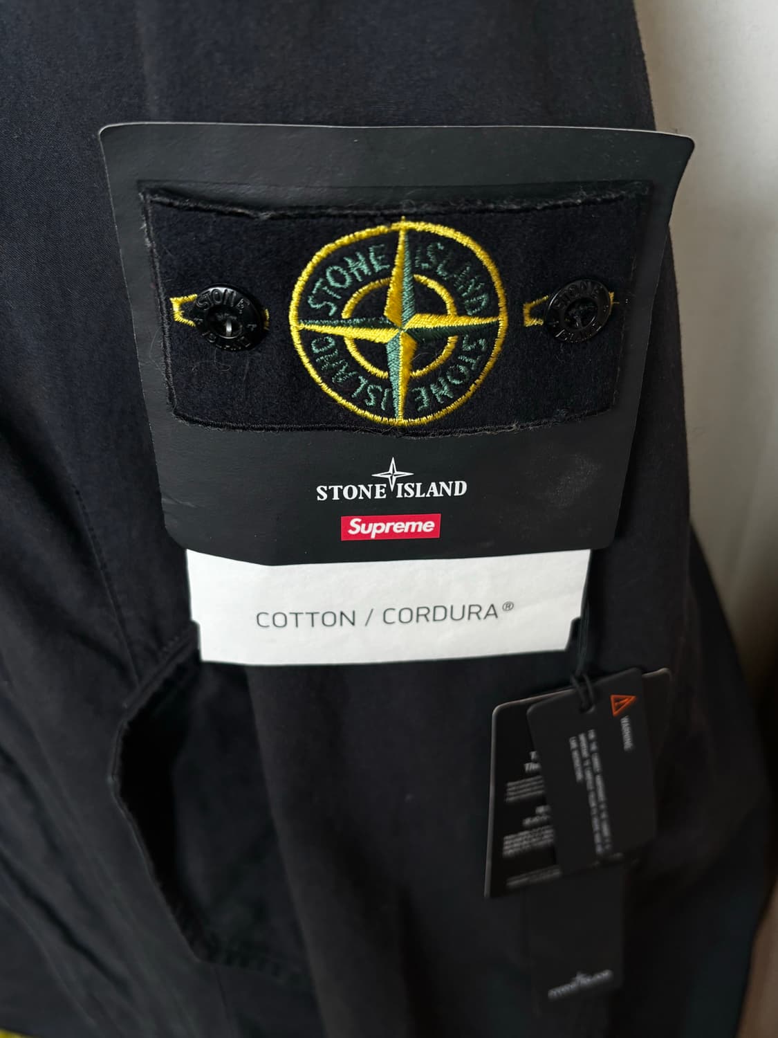 슈프림 스톤아일랜드 코듀라 쉘자켓 L사이즈 상품이미지2