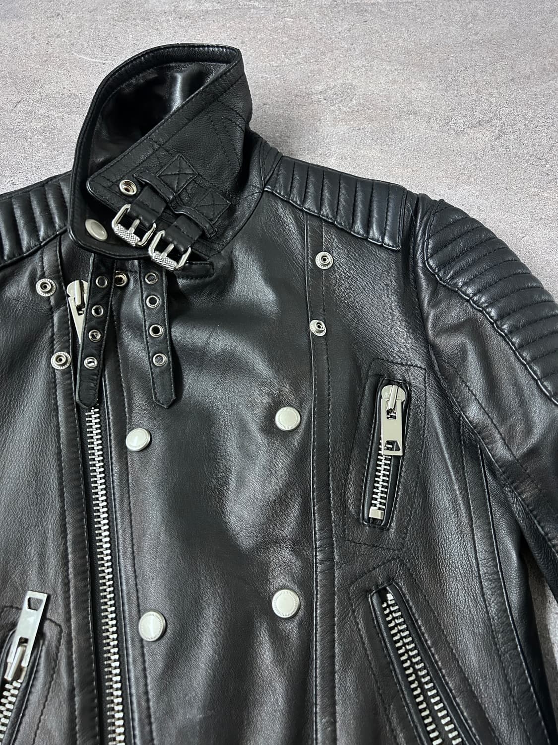 Napoleon Rider Multi Buckle Leather Jack 상품이미지3