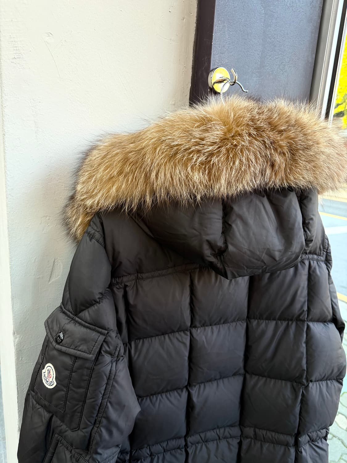 100~105/ 몽클레어 아프톤 퍼 구스다운 롱패딩 상품이미지9