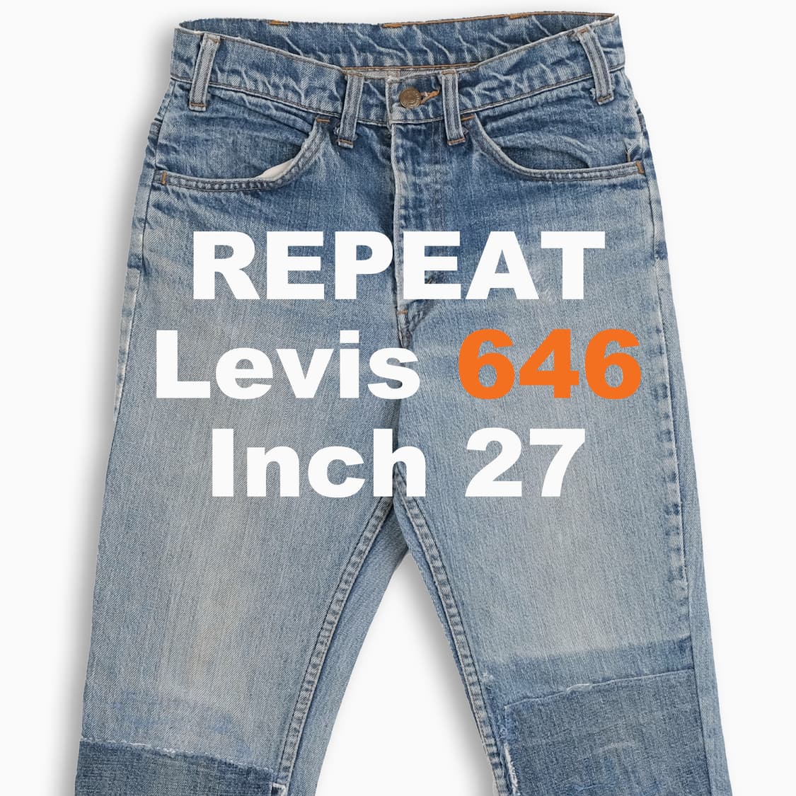 리바이스 646 오렌지탭 70s USA 27 인치 OR6462805 상품이미지1