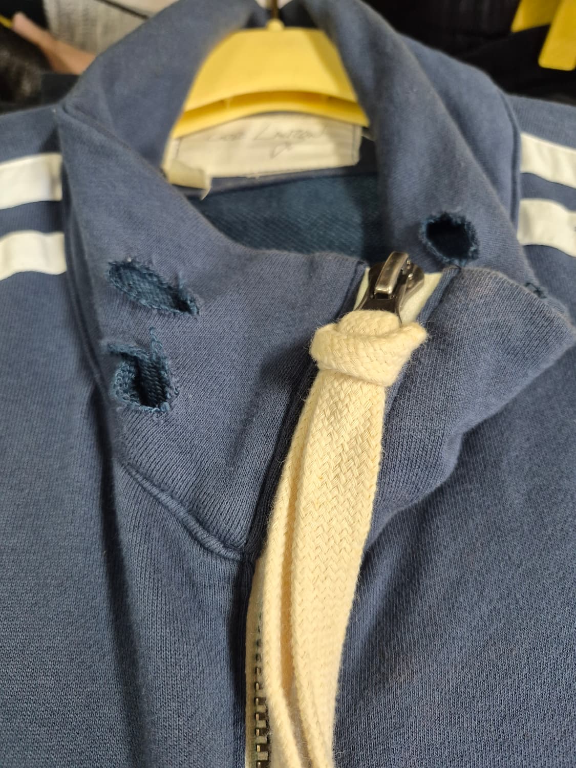 그렉 로렌 50/50 데님 패치워크 트랙 자켓 3 105~110 상품이미지3