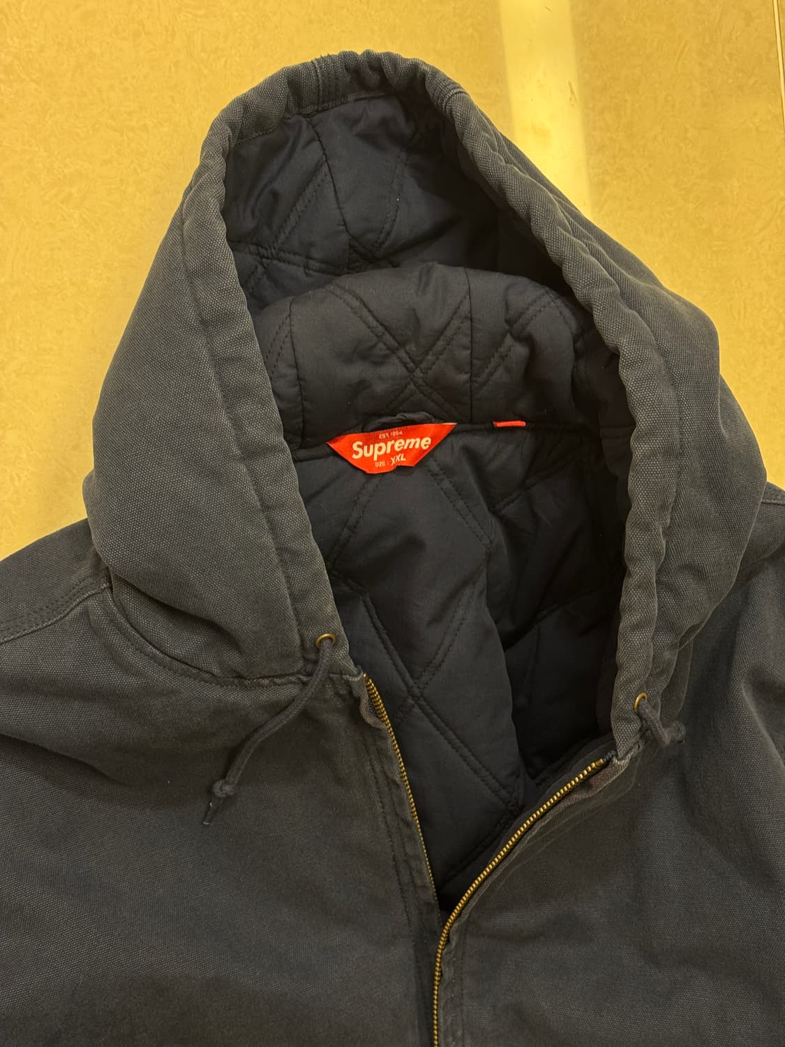 [XXL] 슈프림 리플렉티브 후드 워크자켓 네이비 상품이미지5