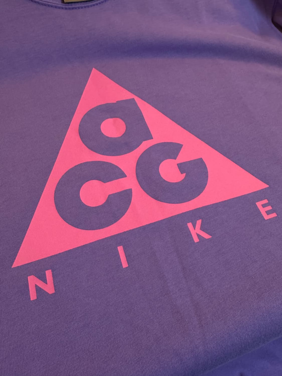 (M)나이키 ACG 롱슬리브 티셔츠 스페이스 퍼플 상품이미지4