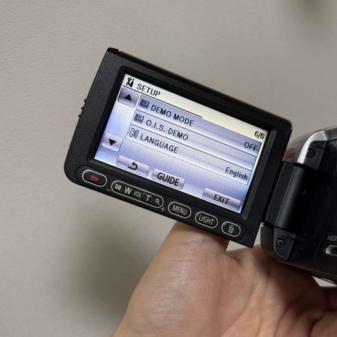 풀구성 Panasonic HDC-TM60 파나소닉캠코더 빈티지캠코더 디카 상품이미지10