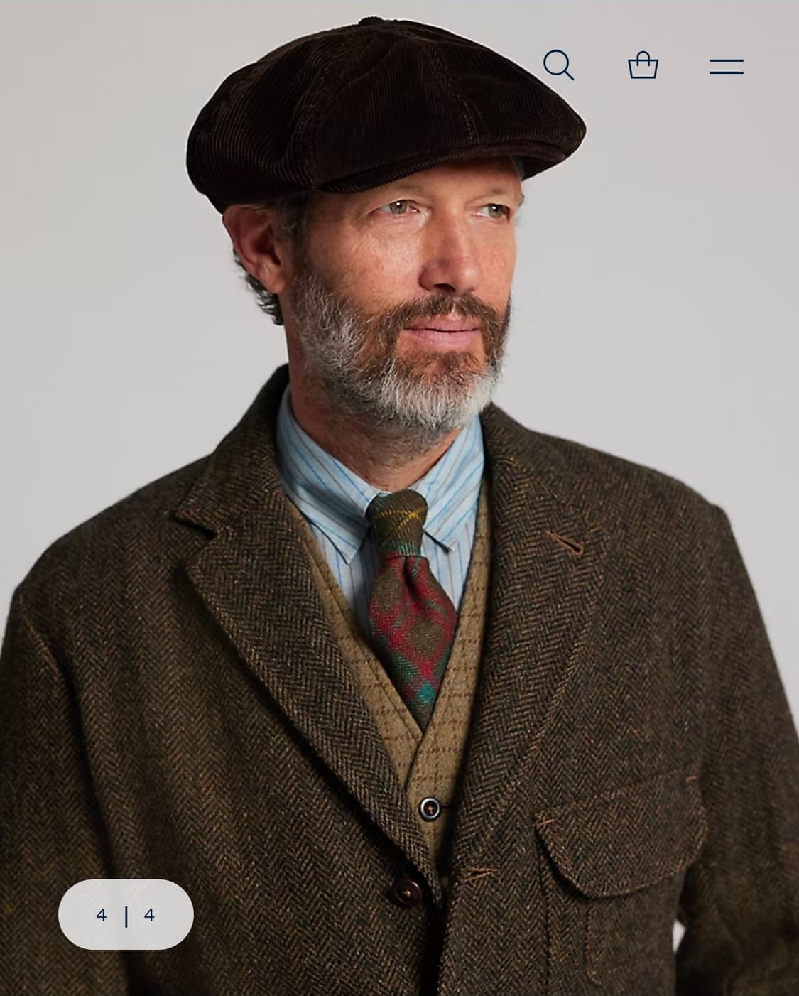 RRL 코듀로이 뉴스보이 캡 상품이미지4