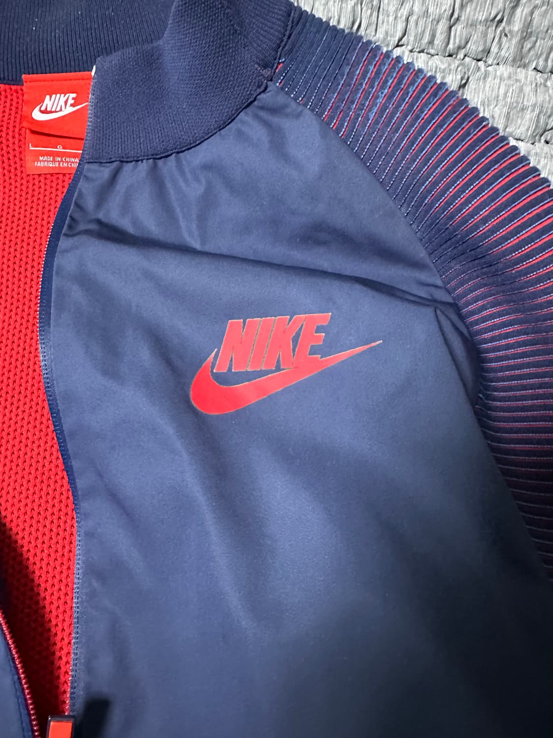 나이키 네이비 레드 트랙 자켓 상품이미지4