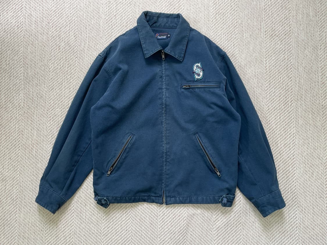 펜필드 자수 로고 집업 워크 자켓 상품이미지1