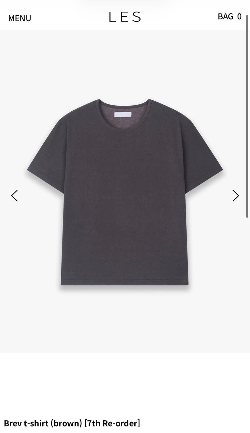 Les Brev t-shirts(brown) 상품이미지1